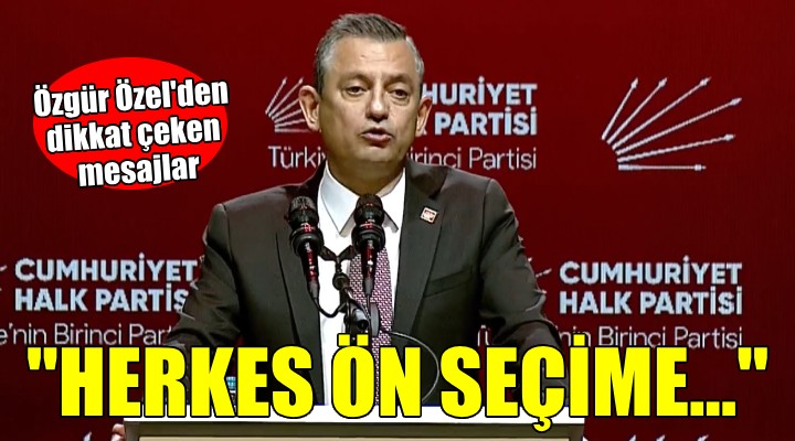 CHP'de genel başkan dahil herkes ön seçime girecek!