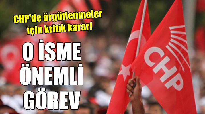 CHP'de o isme önemli görev!