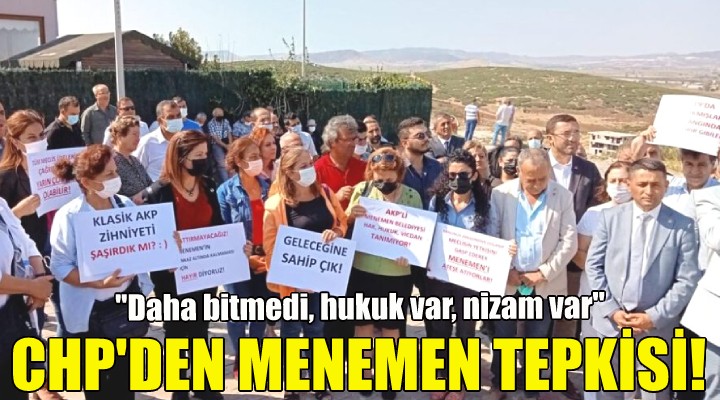 CHP'den Menemen'deki satış yetkisine tepki!