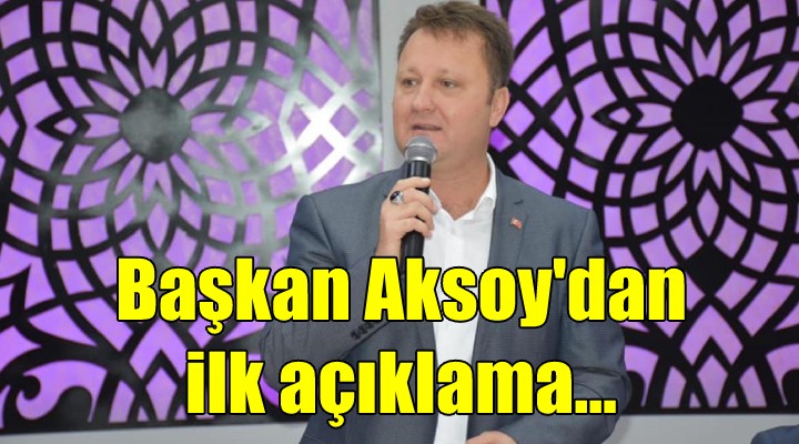 CHP'den ihracı istenen Başkan Aksoy'dan ilk açıklama