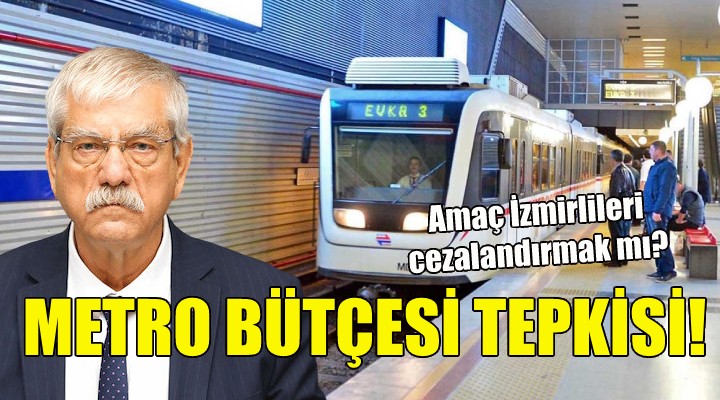 CHP'li Beko'dan metro bütçesi tepkisi!