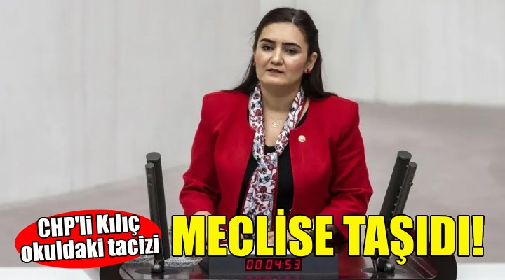 CHP'li Kılıç, okuldaki tacizi meclise taşıdı!