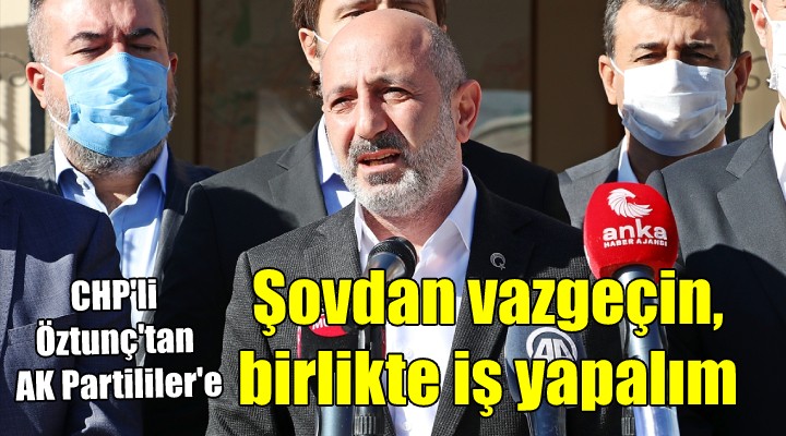 CHP'li Öztunç'tan 'Fay Yasası' açıklaması... ŞOVDAN VAZGEÇİN!