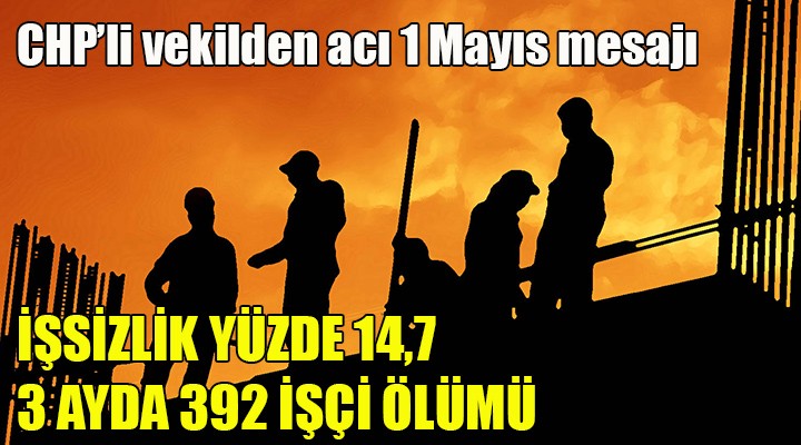 CHP'li Polat'tan acı 1 Mayıs mesajı