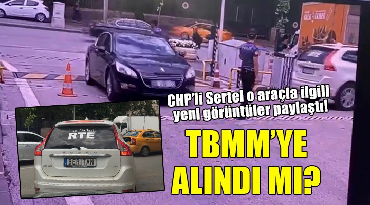 CHP'li Sertel ''Son Padişah RTE'' yazılı araçla ilgili yeni görüntüler paylaştı...