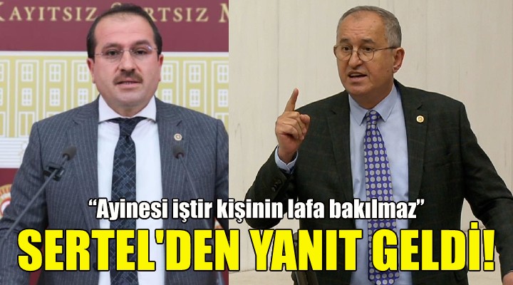 CHP'li Sertel'den AK Partili Kırkpınar'a yanıt!