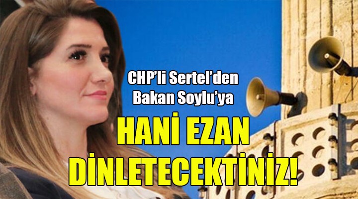 CHP'li Sertel'den Soylu'ya 'Çav Bella' göndermesi...