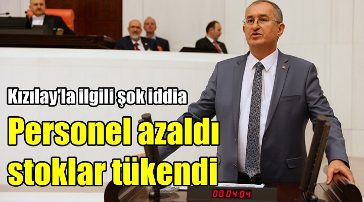 CHP'li Sertel'den şok iddia! Personeli azalttılar kan stokları tükendi!