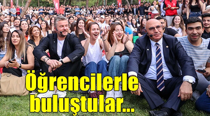 CHP'li Tanal Buca'da üniversitelilerle buluştu...