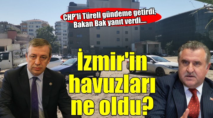 CHP'li Türeli gündeme getirmişti... Bakan Bak'tan İzmir'in havuzları ile ilgili açıklama!