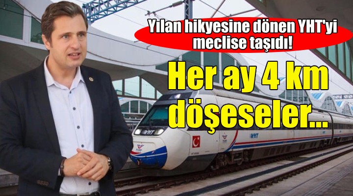 CHP'li Yücel: Her ay 4 kilometre demiryolu döşeseler biterdi!
