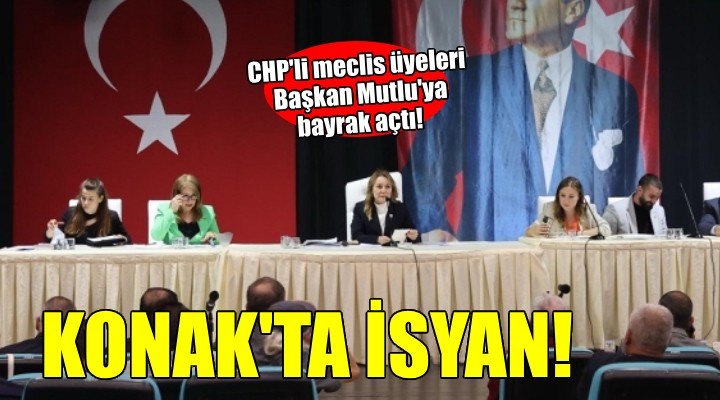 CHP'li meclis üyelerinden Başkan Mutlu'ya flaş tepki...