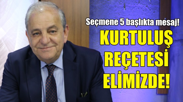 CHP'li Nalbantoğlu: Kurtuluş reçetesi elimizde!