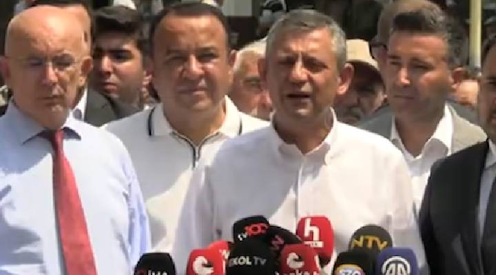 CHP lideri Özel'den 'komisyon' ve 'grev' açıklaması