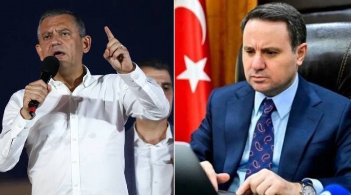CHP lideri Özgür Özel'e, İstanbul Cumhuriyet Başsavcısı Akın Gürlek'e 