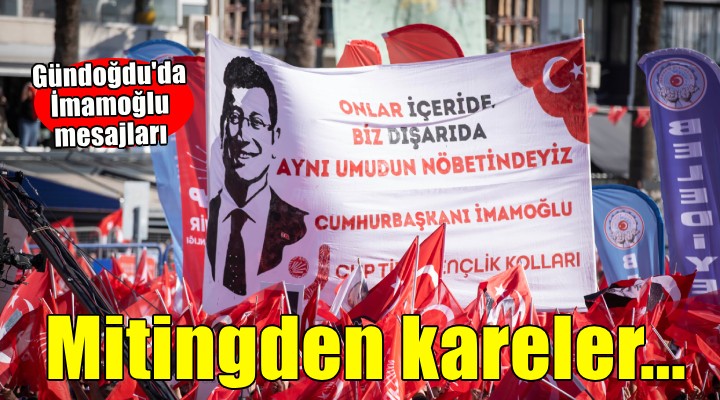 CHP'nin İzmir mitinginden fotoğraflar...