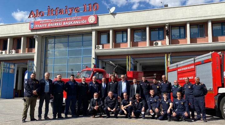 CHP'li Sertel'den Ankara itfaiyesine ziyaret!