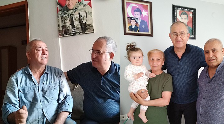 CHP'li Sertel'den şehit ailelerine bayram ziyareti