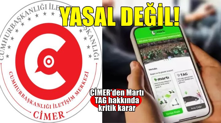 CİMER'den Martı TAG hakkında kritik karar: Yasal değil