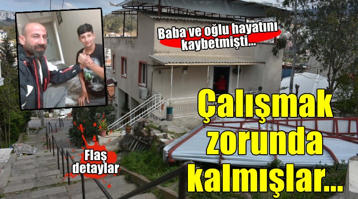 Çatı tamiri yaparken düşüp ölen baba-oğul rüzgara rağmen çalışmak zorunda kalmış