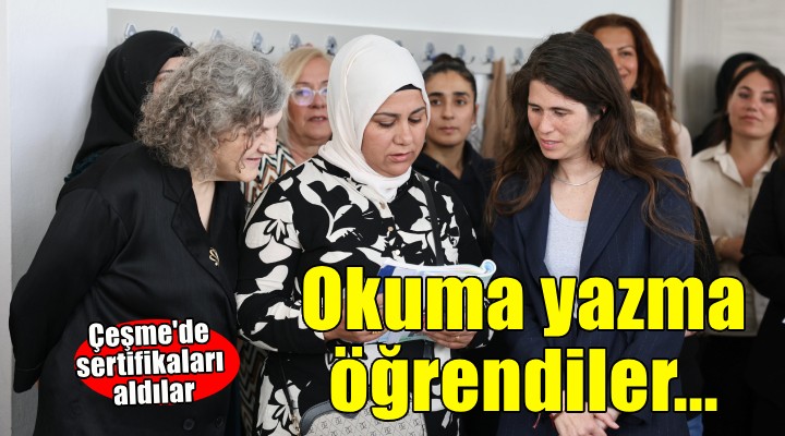 Çeşme Kent Enstitüsü, Germiyan'daki ilk sertifikalarını dağıttı!