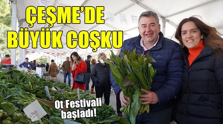 Çeşme'de 'Ot Festivali' coşkusu...