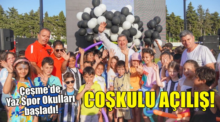 Çeşme'de Yaz Spor Okulları başladı!