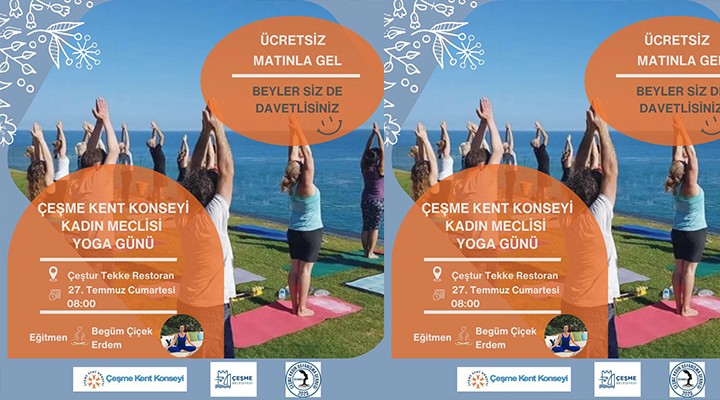 Çeşme'de yoga ve pilates zamanı... Matını al gel!