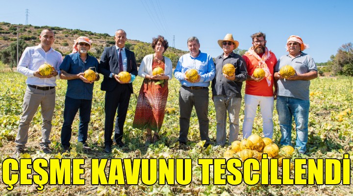 Çeşme kavunu tescillendi