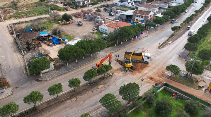 Çeşme'de altyapı yatırımları tam gaz sürüyor!