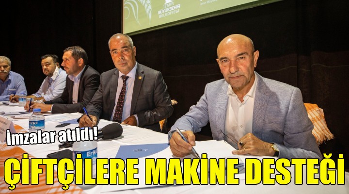 Çiftçilere makine desteği!