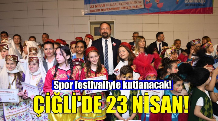 Çiğli, 23 Nisan Çocuk Spor Festivali'ne hazır!