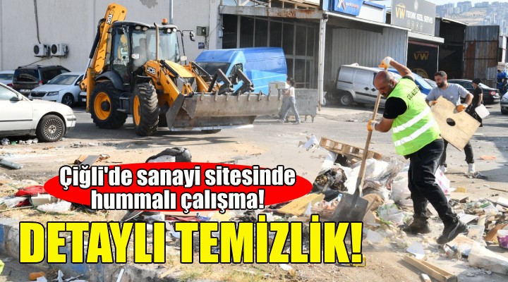 Çiğli Ata Sanayi Sitesi’nde detaylı temizlik!