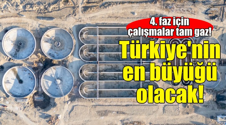 Çiğli Atıksu Arıtma Tesisi'nde kapasite artırma çalışmaları tam gaz!