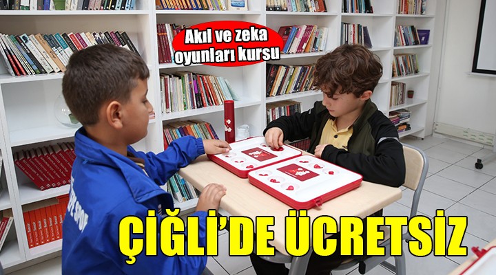 Çiğli Belediyesi'nde ücretsiz akıl ve zeka oyunları kursu...