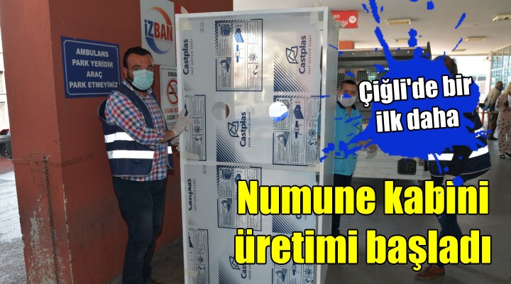 Çiğli'de bir ilk daha.. Numune kabini üretimi başladı!