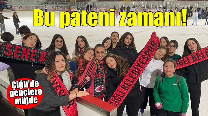 Çiğli'de gençler buz pateni ile buluşuyor