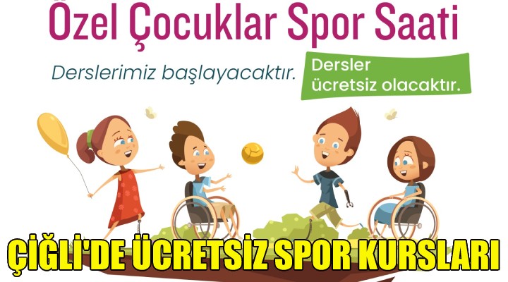 Çiğli'de ücretsiz spor kursları!