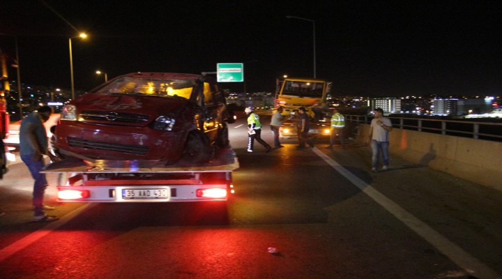 Çiğli'de zincirleme kaza: 1 yaralı