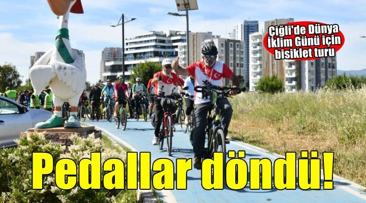 Çiğli'de Dünya İklim Günü'ne özel bisiklet turu