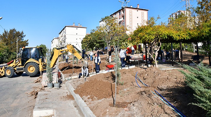 Çiğli'de üst yapı çalışmaları hız kesmiyor