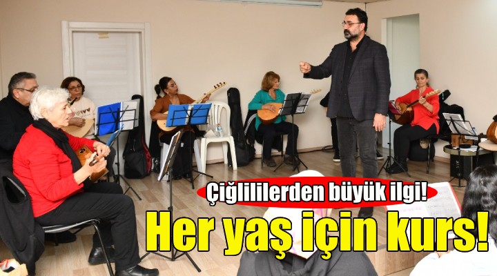 Çiğli'nin kültür kursları devam ediyor!