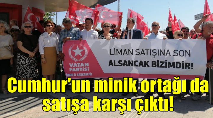 Cumhur İttifakı'nın minik ortağından Alsancak Limanı'nın satışına tepki