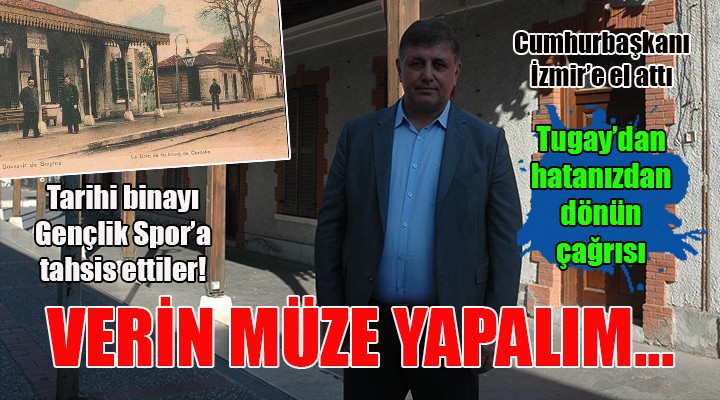 Cumhurbaşkanı Karşıyaka'nın tarihi tren istasyonuna el attı... 3 yıldır belediye istiyordu ama Gençlik Spor'a verildi