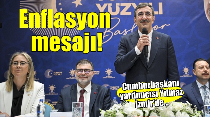 Cumhurbaşkanı Yardımcısı Cevdet Yılmaz'dan 'Tek haneli enflasyon' mesajı!