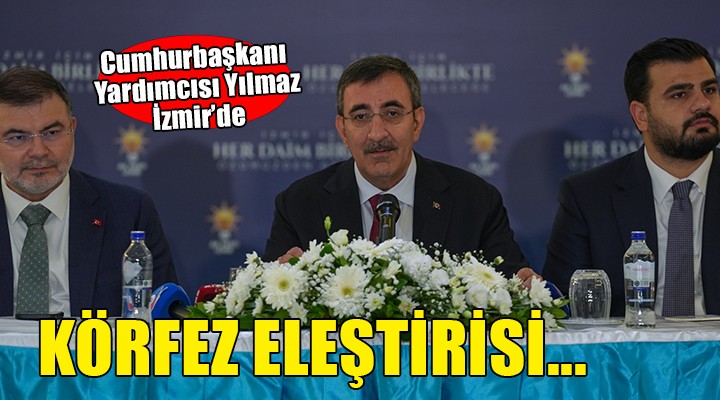 Cumhurbaşkanı Yardımcısı Yılmaz'dan Körfez eleştirisi...