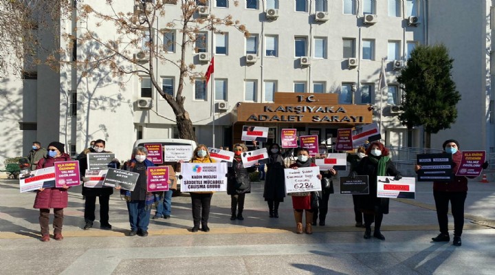 Darp edilip alıkonulan kadın mahkeme kararına isyan etti