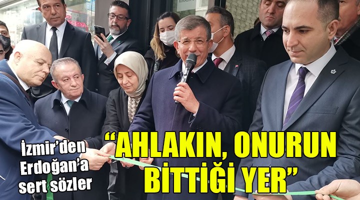 Davutoğlu'ndan Erdoğan'a sert sözler: AHLAKIN, ONURUN BİTTİĞİ YER!