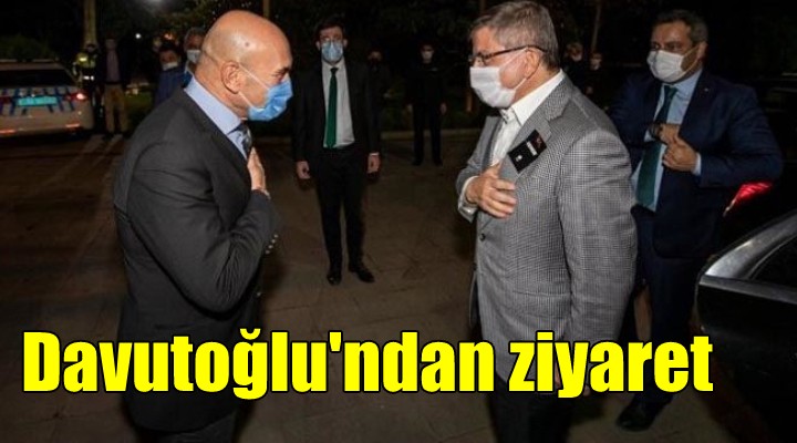 Davutoğlu'ndan Tunç Soyer'e geçmiş olsun ziyareti