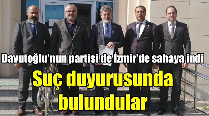 Davutoğlu'nun partisi de başvurdu